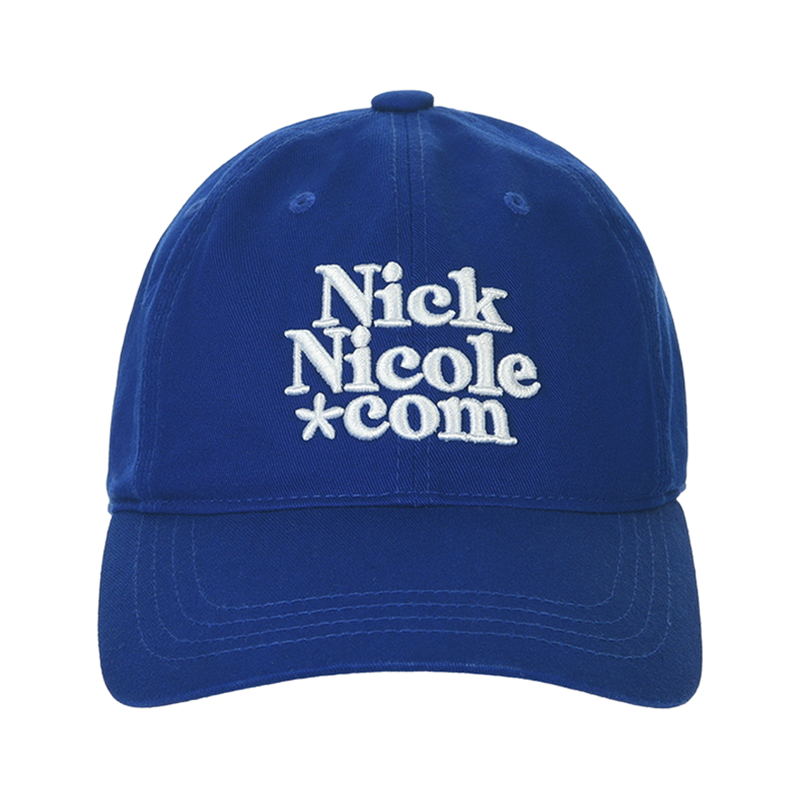 닉앤니콜 NN 닷컴 시그니처 볼 캡 블루(NICK&NICOLE NN Dotcom Signature Ball Cap Blue)