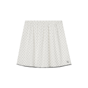 GBH APPAREL Cotton Poline Skirt / White Dot