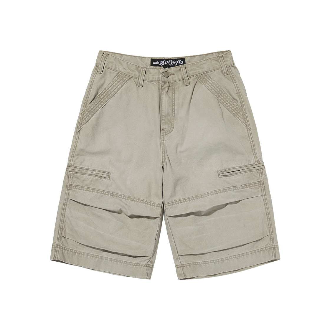 스웨이드 유틸리티 카고 쇼츠 그레이(Suade Utility Cargo Shorts Gray)