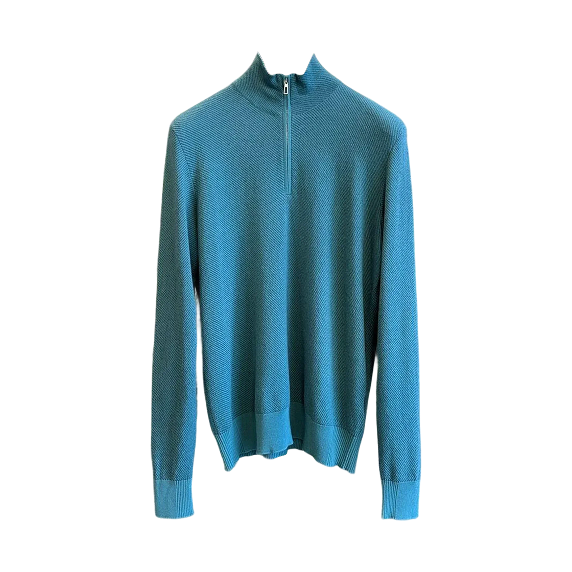 로로 피아나 로드스터 메조콜로 스웨터 그린(Loro Piana Roadster Mezzocollo Sweater Green) - 1