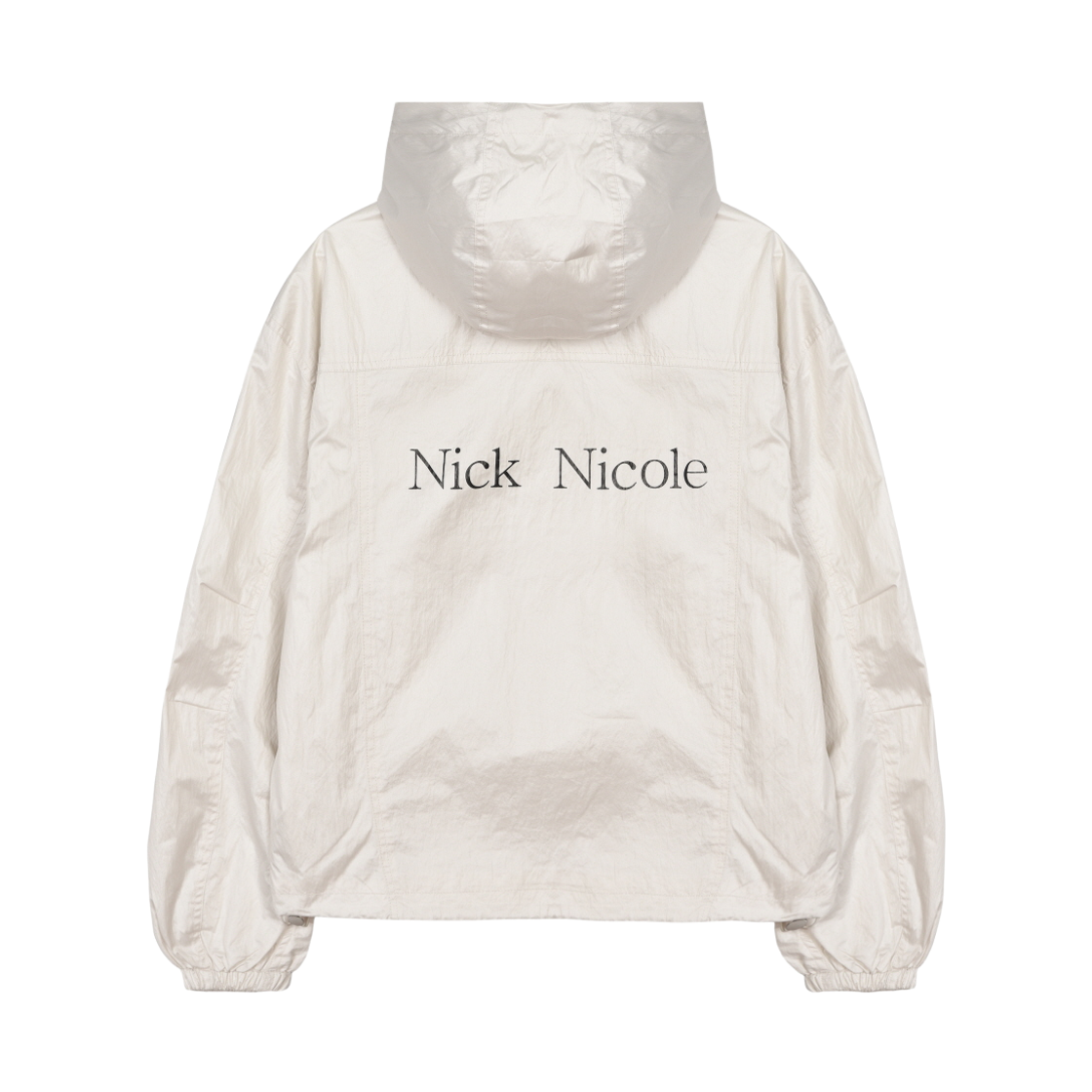 닉앤니콜 니콜 후디 블루종 점퍼 크림(NICK&NICOLE Nicole Hoody Blouson Jumper Cream) - 2
