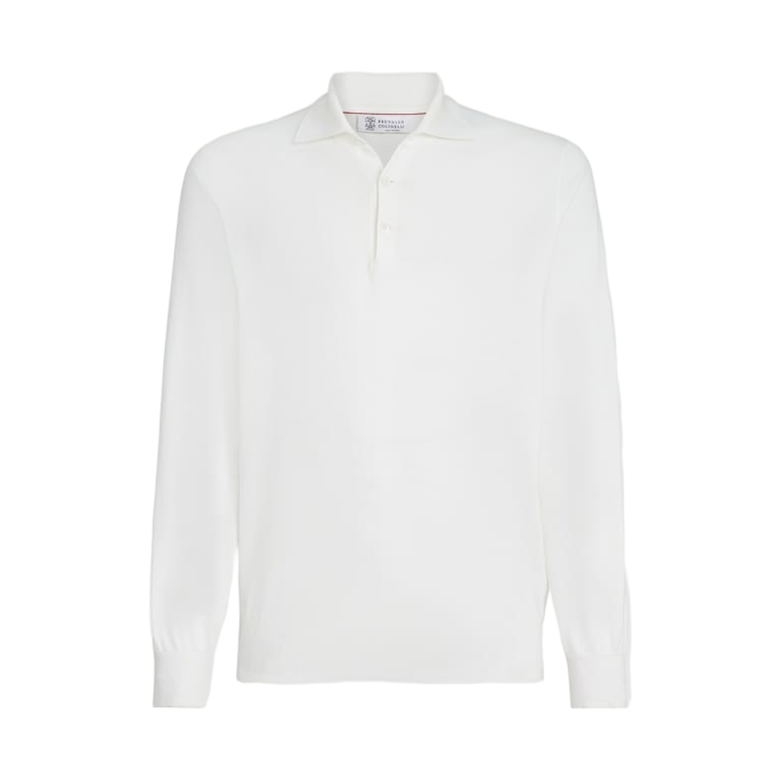 M29800135-CO312 Brunello Cucinelli Cotton Lightweight Knit Polo Shirt Panama