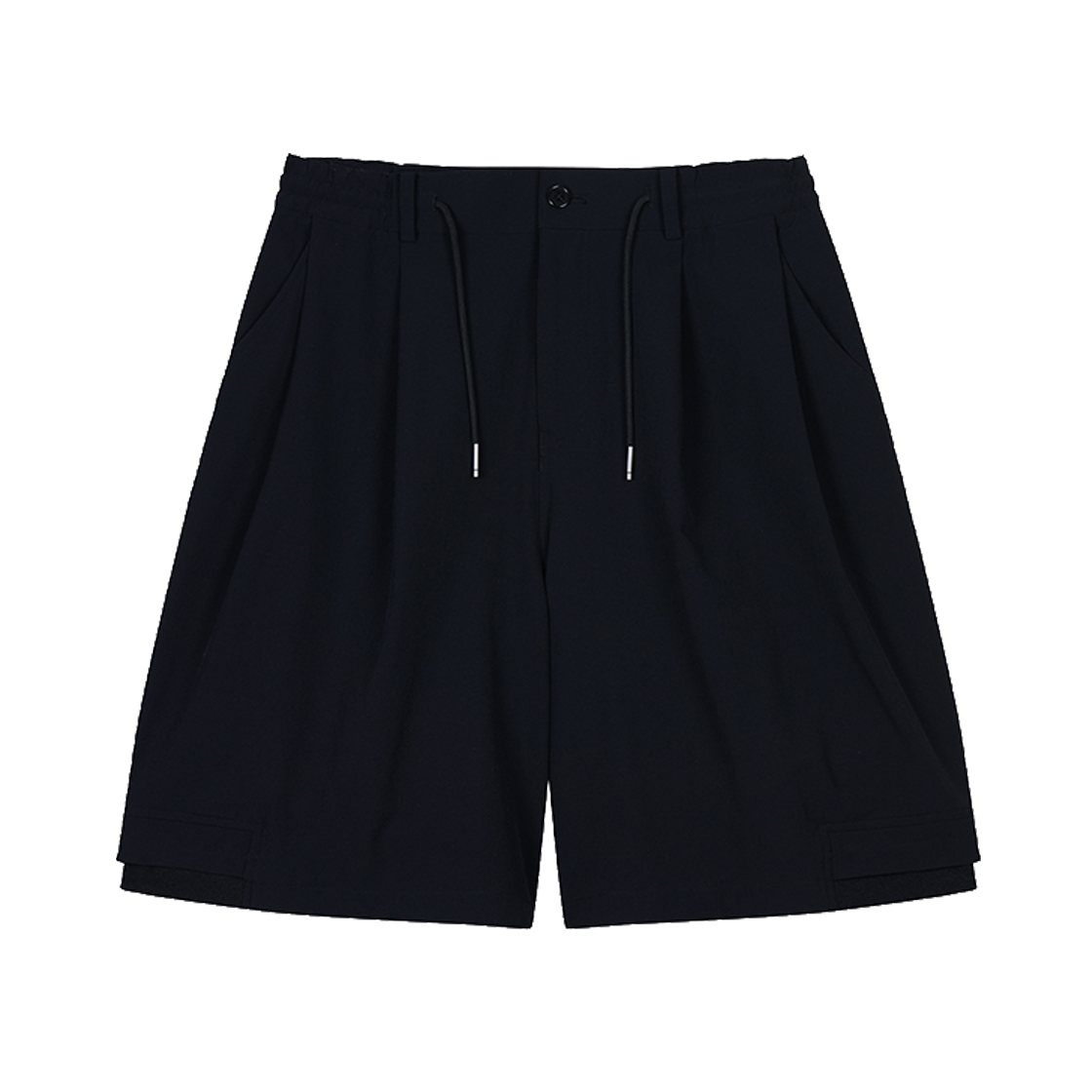 지오송지오 컬렉션 드로우스트링 우븐 쇼츠 블랙 BI3PT306BK(ZIOSONGZIO COLLECTION Draw String Woven Short Black)