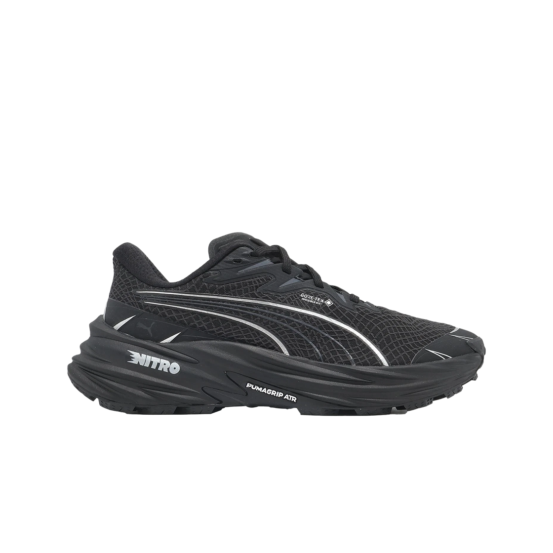 312138-01 (W) Puma Fast-Trac Nitro 4 GTX Black White