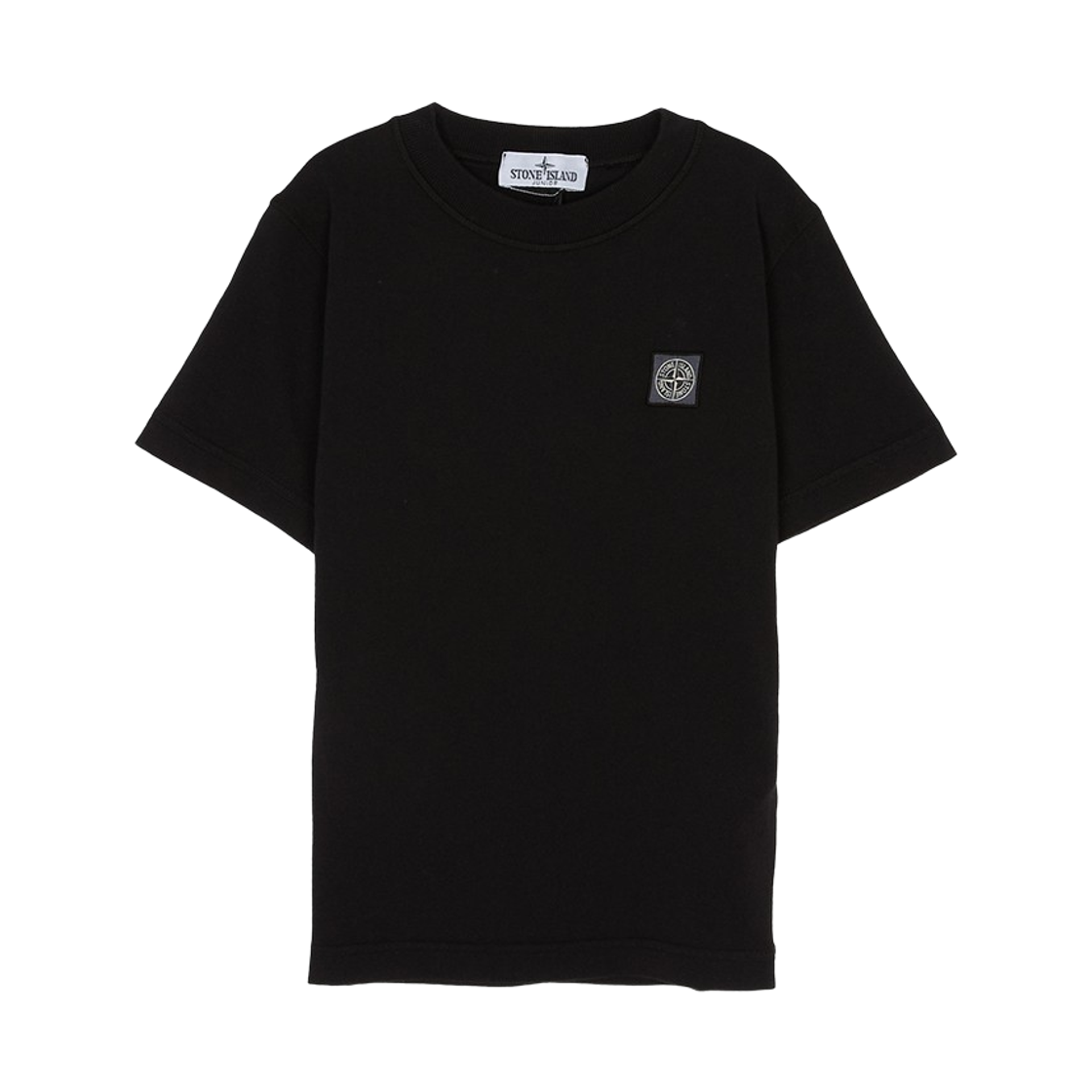 L1S1621000-05S0050-V0029 (Kids) Stone Island 2100005 Logo Patch T-Shirt Black - 26SS