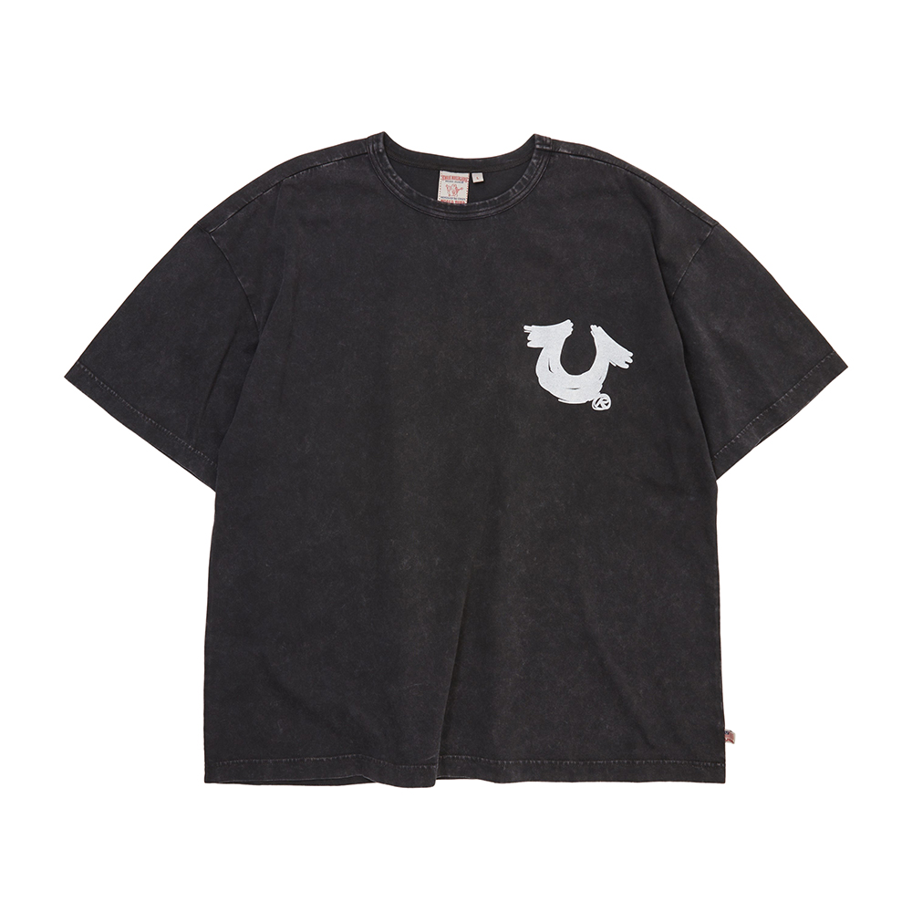 트루릴리젼 와일드 인스팅트 티셔츠 워시드 블랙(True Religion Wild Instict T-Shirt_Washed Black) - 2
