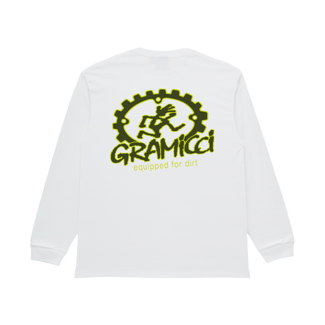 그라미치 이큅드 포 더트 롱슬리브 티셔츠 화이트 - US 사이즈(Gramicci Equipped For Dirt L/S T-Shirt White - US Sizing) - 1