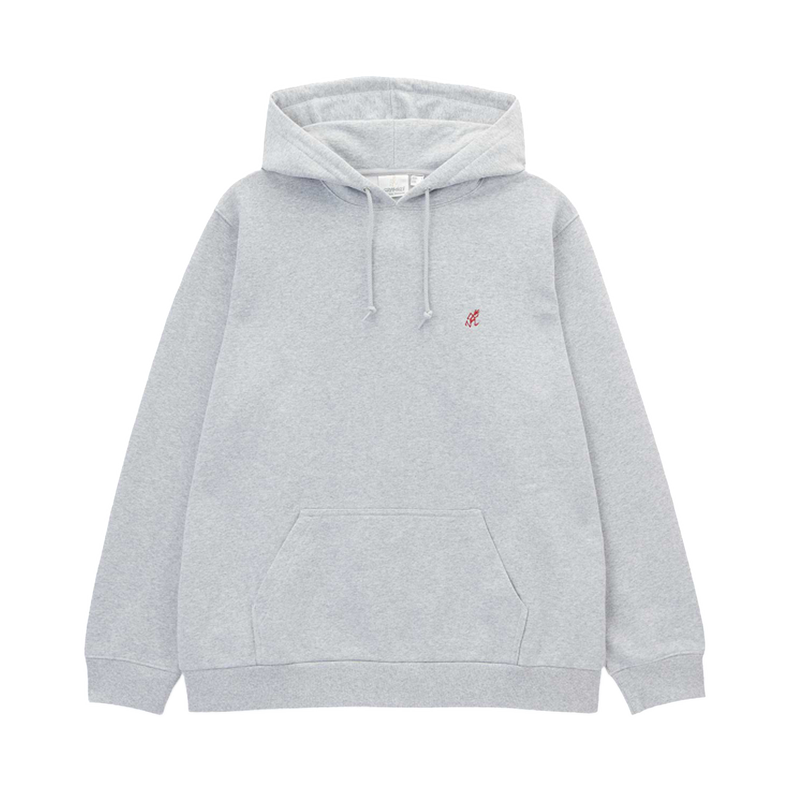 - Gramicci One Point Hooded Sweatshirt Heather Grey - US Sizing
