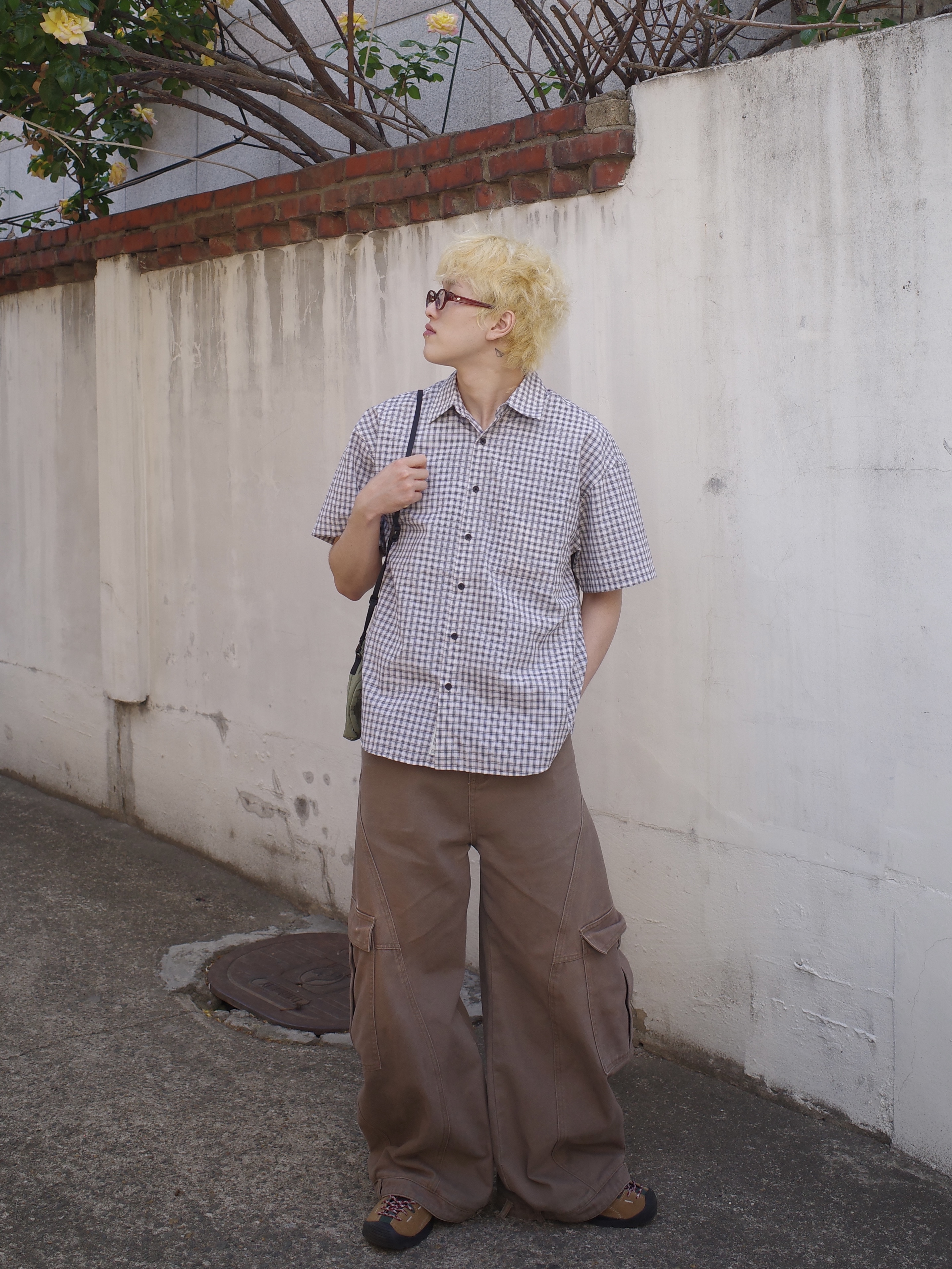 Keen Jasper Sneakers Toasted Coconut 착용 스타일 - 2