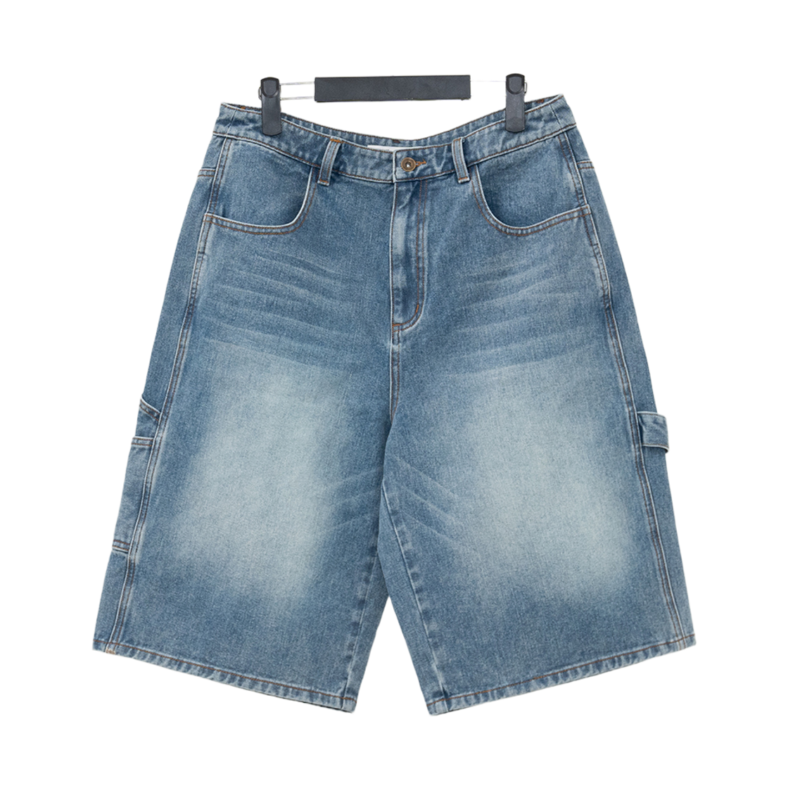 이티씨이 베이스 카펜터 데님 쇼츠 블루(ETCE Base Carpenter Denim Shorts Blue)