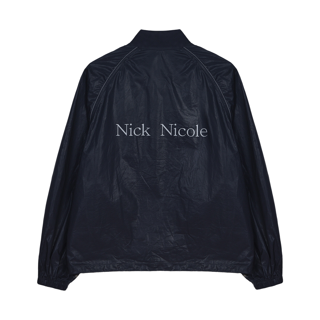 닉앤니콜 오버사이즈 닉 니콜 파이핑 점퍼 네이비(NICK&NICOLE Oversized Nick Nicole Piping Jumper Navy) - 2
