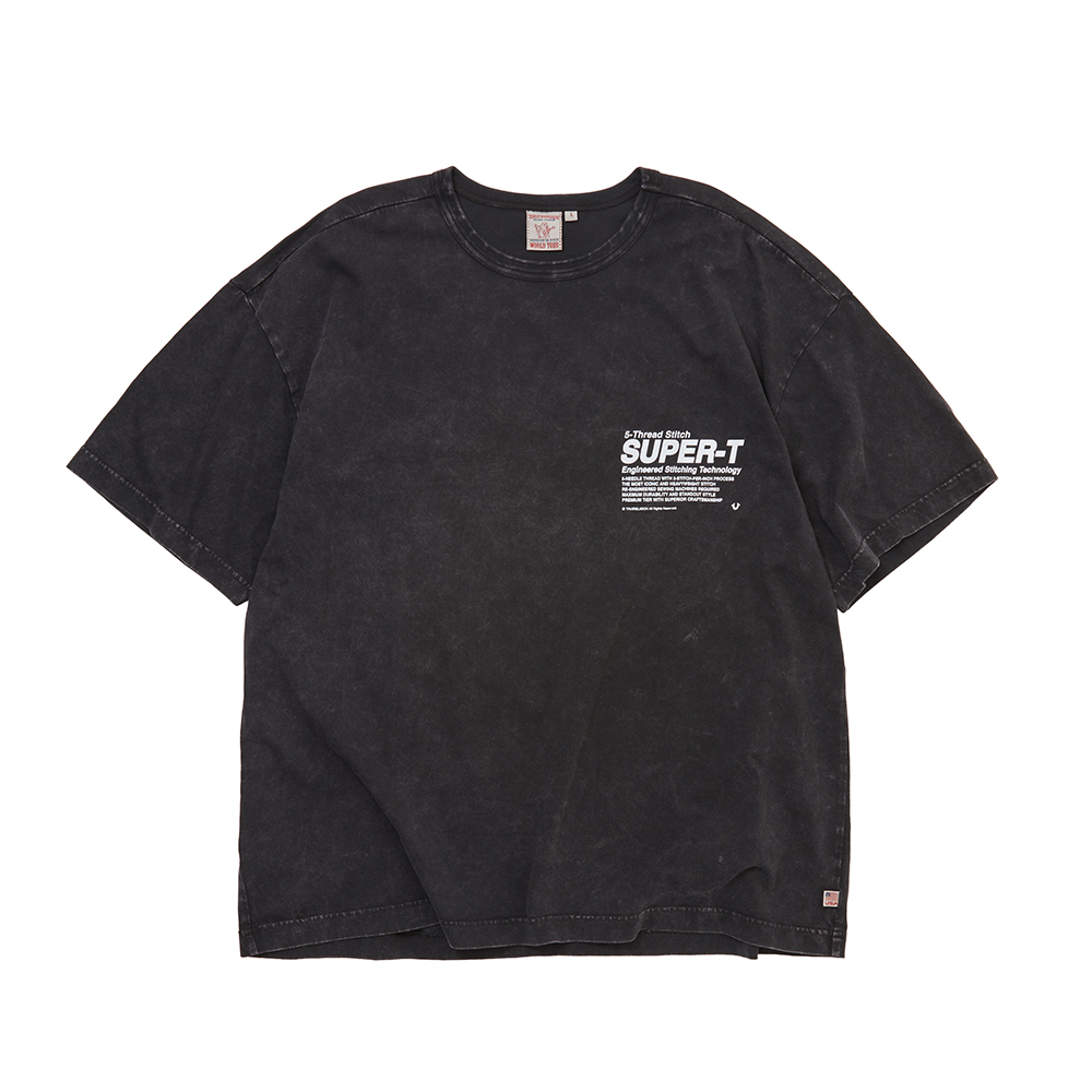 트루릴리젼 SUPER-T 익스플레인 티셔츠 블랙(True Religion Super-T Explain T-Shirt_Black) - 2
