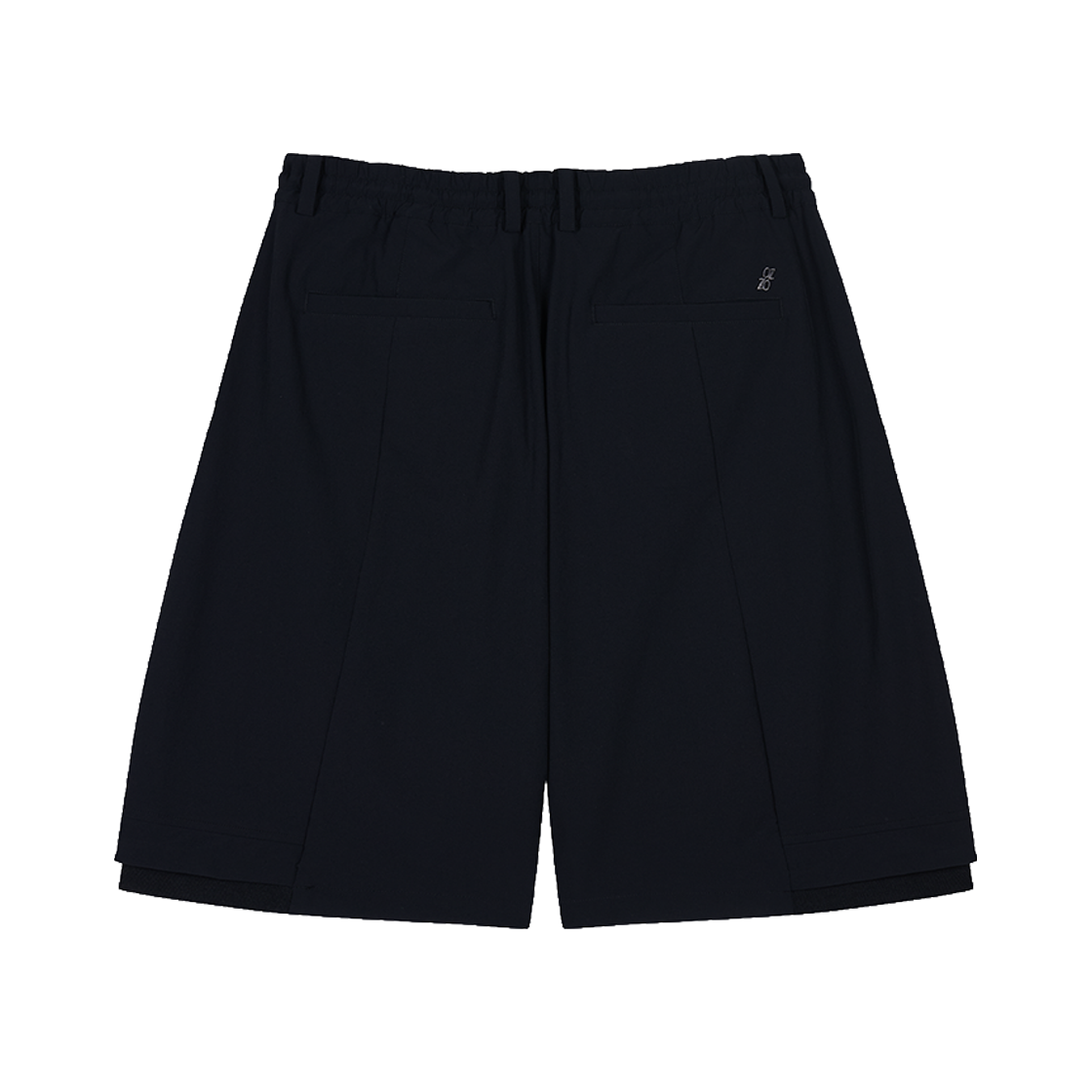 지오송지오 컬렉션 드로우스트링 우븐 쇼츠 블랙 BI3PT306BK(ZIOSONGZIO COLLECTION Draw String Woven Short Black) - 2