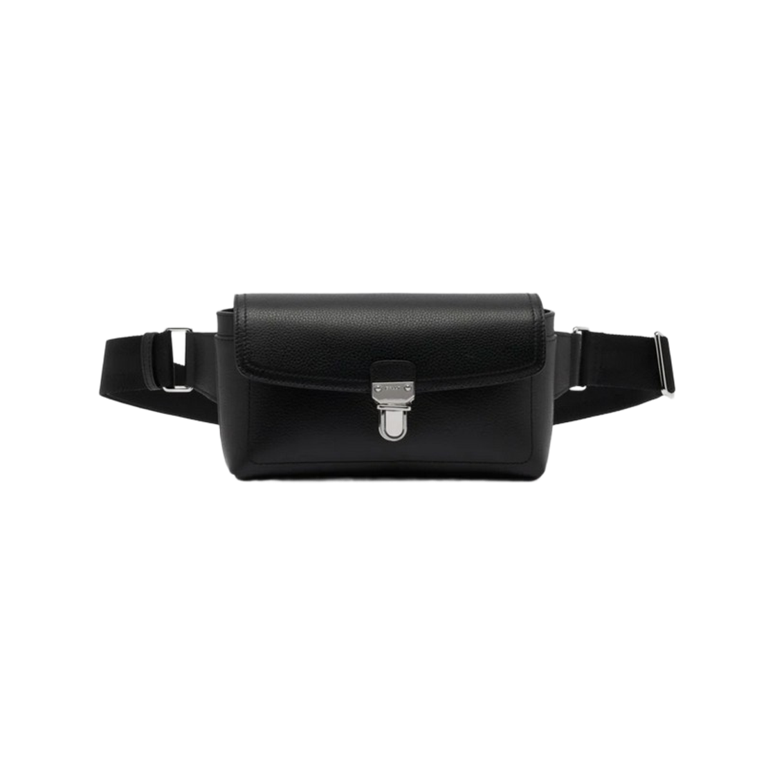 발리 그레인드 레더 캐피톨 벨트백 블랙(Bally Capitol Belt Bag in Grained Leather Black)