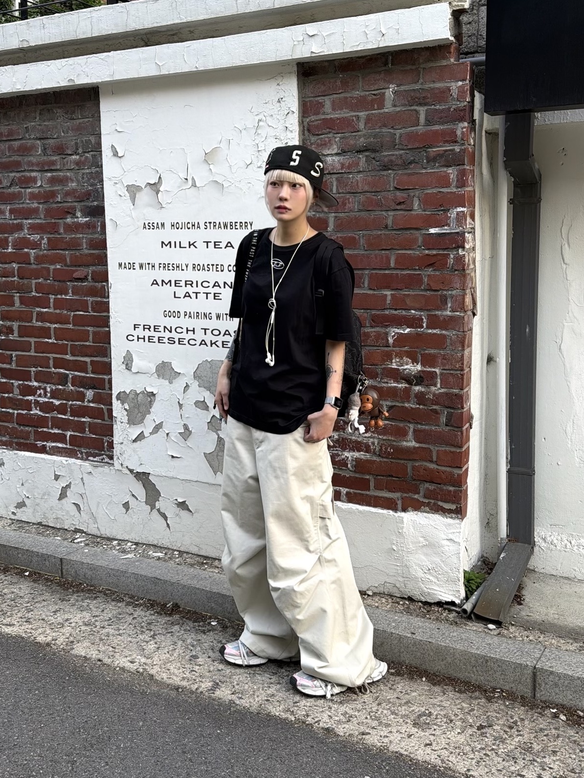 Supreme Multi S Logo New Era Black - 25SS 착용 스타일 - 2