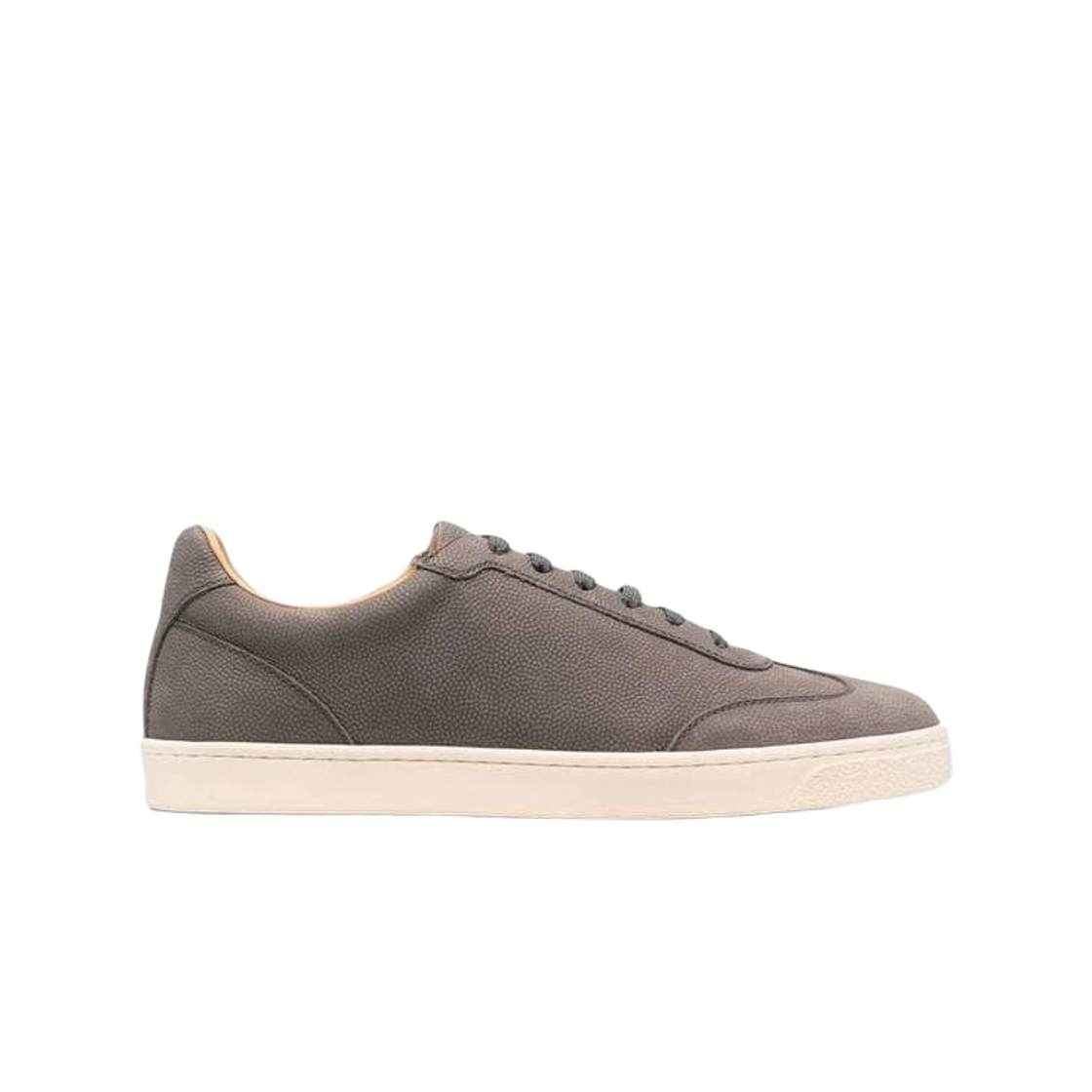 MZUMSAN274-C8438 Brunello Cucinelli Nubuck Leather Sneakers Brown
