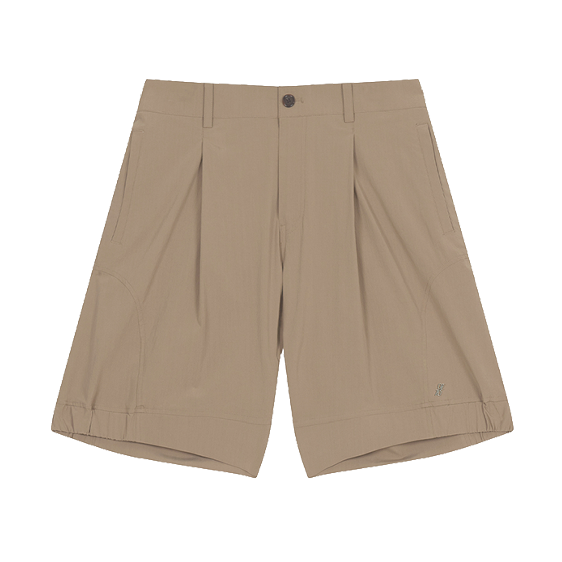 지오송지오 컬렉션 우븐 밴드 쇼츠 베이지 BI3PT307BE(ZIOSONGZIO COLLECTION Woven Band Shorts Beige) - 1