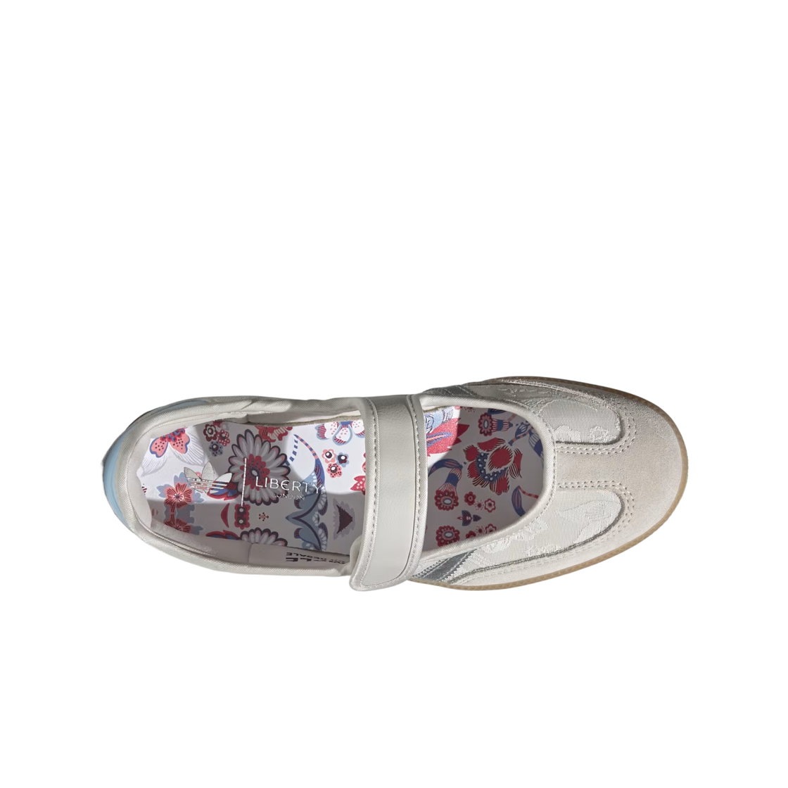 (W) 아디다스 x 리버티 런던 삼바 제인 초크 펄 실버 메탈릭((W) Adidas x Liberty London Samba Jane Chalk Pearl Silver Metallic) - 2