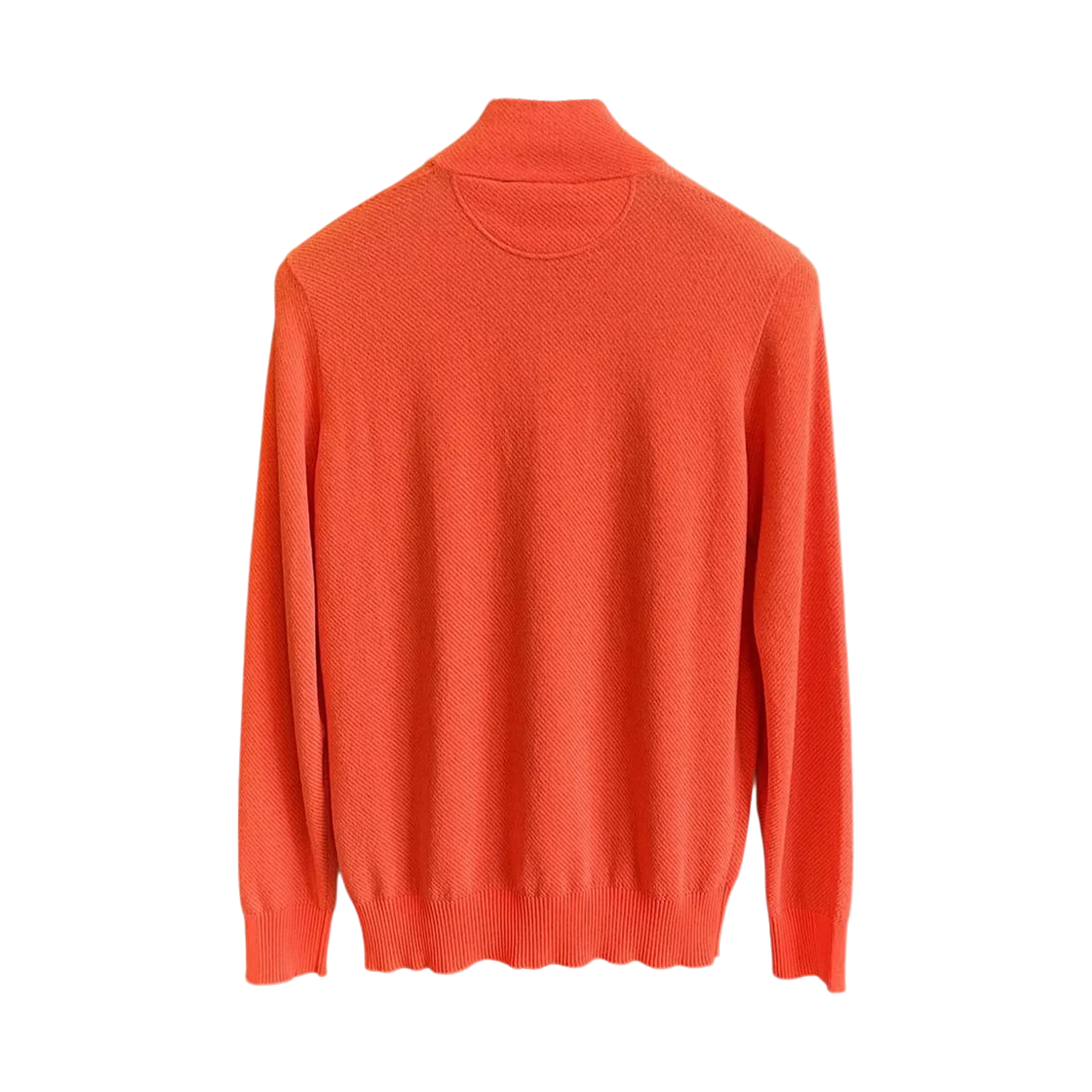 로로 피아나 로드스터 메조콜로 스웨터 오렌지(Loro Piana Roadster Mezzocollo Sweater Orange) - 2