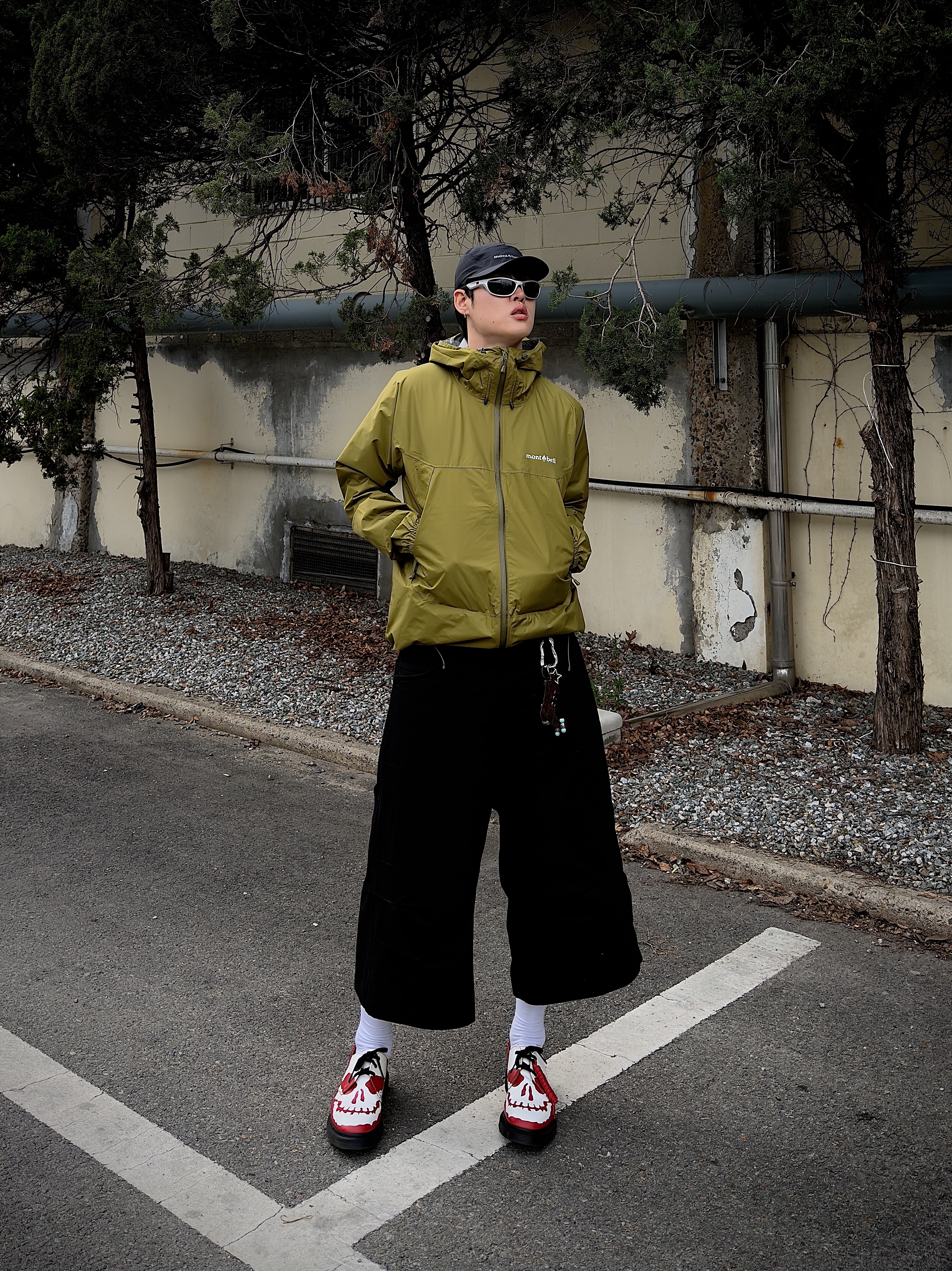 Dr. Martens x Supreme 1461 3-Eye Shoe Red - 25FW 착용 스타일 - 2