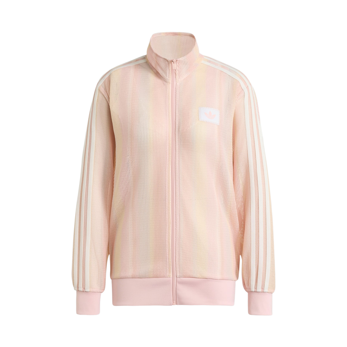 KY2031 (W) Adidas Originals Summer Glow Knit Firebird Track Top Sandy Pink - KR Sizing