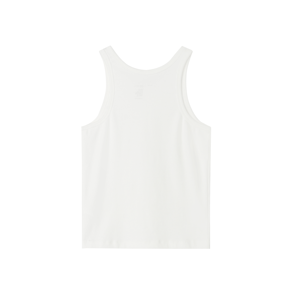 지비에이치 어패럴 키니 슬림 슬리브리스 탑 / 화이트(GBH APPAREL Kenny Slim Sleeveless Top / White) - 2