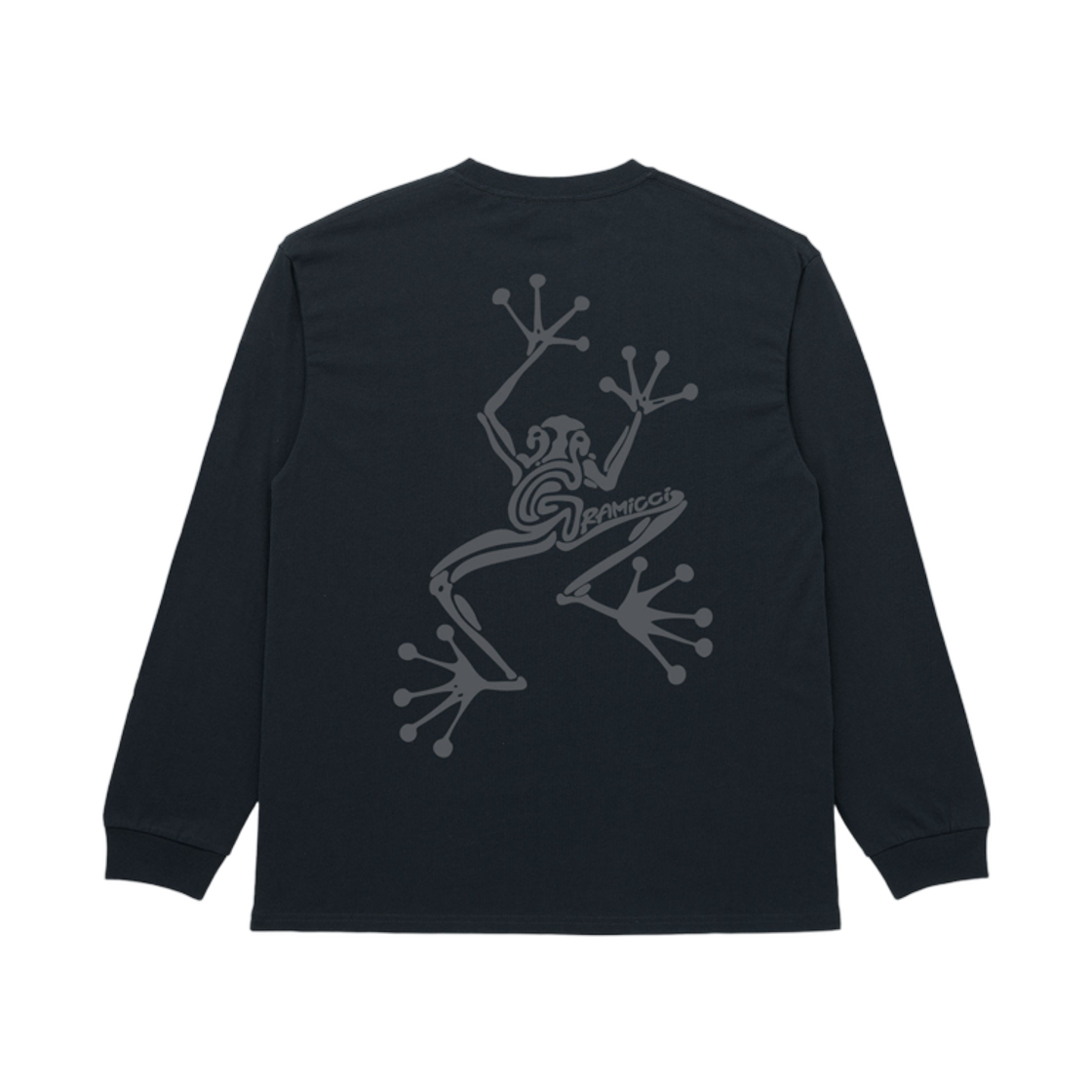 그라미치 스티키 핸즈 롱슬리브 티셔츠 빈티지 블랙(Gramicci Sticky Hands L/S T-Shirt Vintage Black) - 1