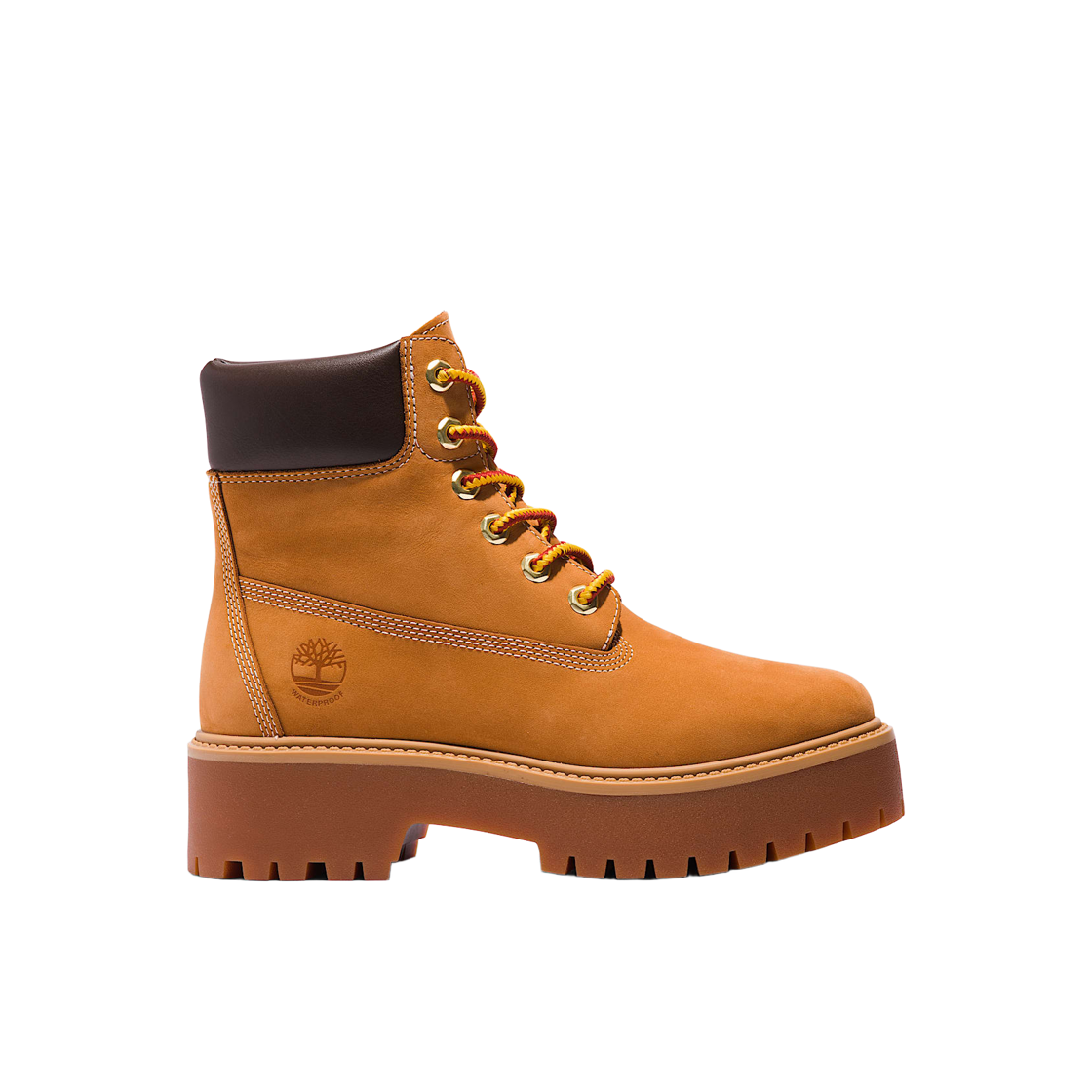 TB1A5RJD231 (W) Timberland Stone Street 6 Inch Waterproof Platform Boots Wheat - Wide