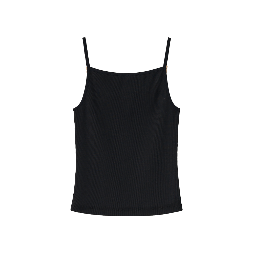 지비에이치 어패럴 우드 비즈 슬리브리스 / 블랙(GBH APPAREL Wood Beads Sleeveless / Black) - 2