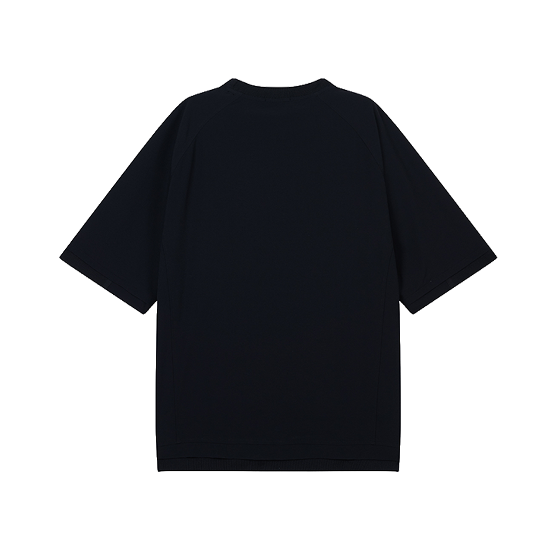 지오송지오 컬렉션 패널 래글런 티셔츠 블랙 BI3TS306BK(ZIOSONGZIO COLLECTION Pannel Raglan T-Shirt Black) - 2