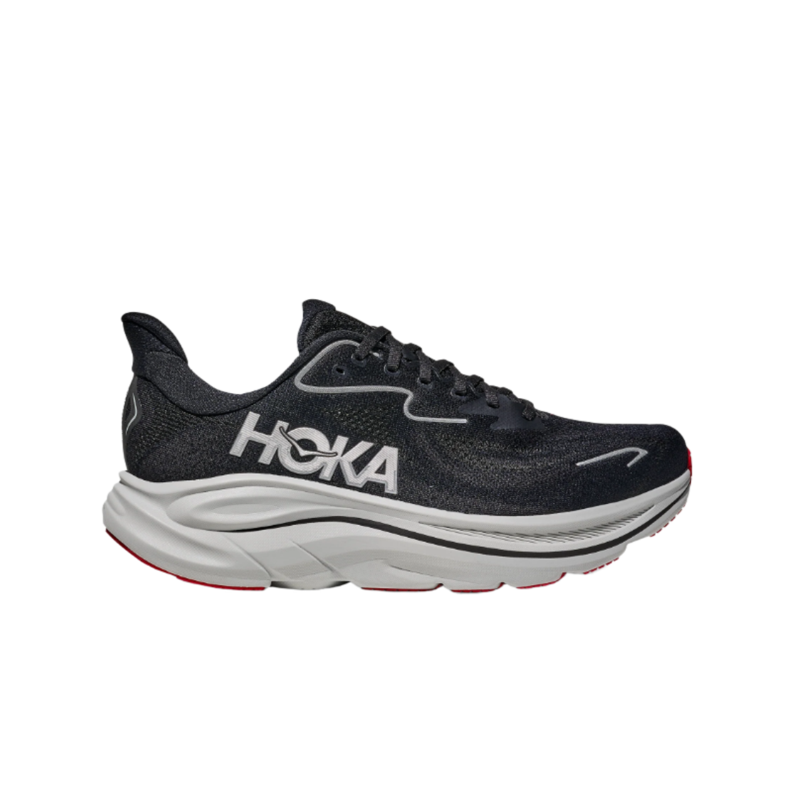 1162030-BKSV Hoka Clifton 10 Black Silver