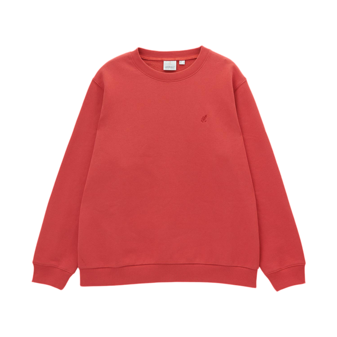 - Gramicci One Point Crew Sweatshirt Crimson Red - US Sizing