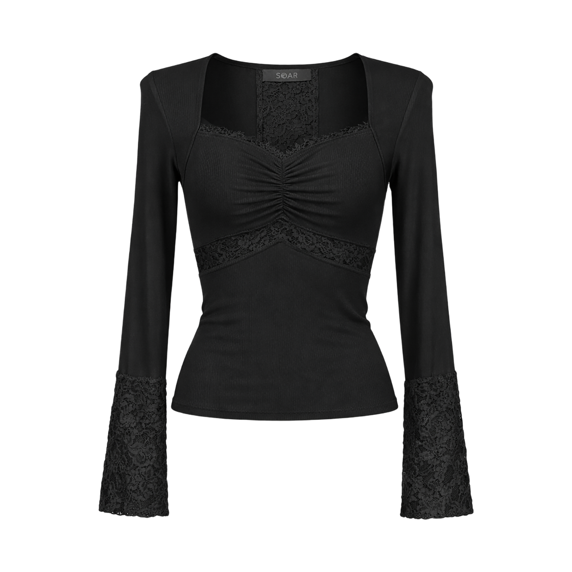 SR26SPRLTS03Bk SØAR Race Godic Rayer Top Black