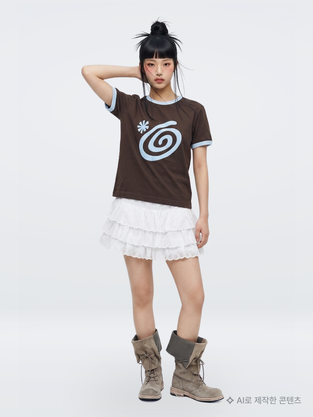 Adidas Sport Graphic Cali T-Shirt Wonder White - KR Sizing, (W) Nike ACG Smith Summit Zip-Off Skirt Black - Asia 착용 스타일 - 3