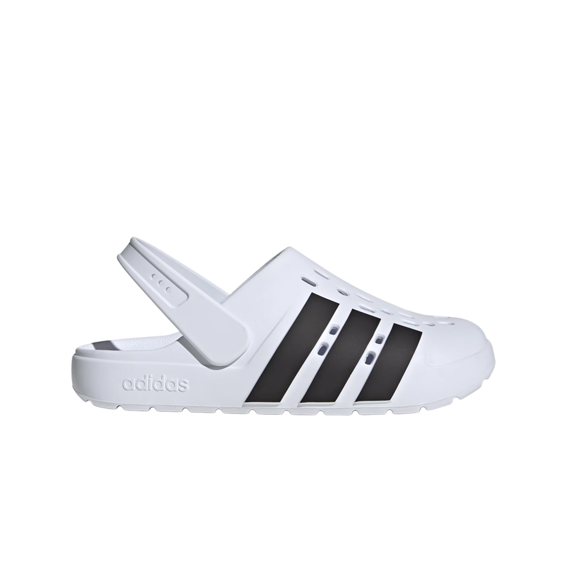 아디다스 아딜렛 클로그 2.0 클라우드 화이트 코어 블랙(Adidas Adilette Clog 2.0 Cloud White Core Black) - 1