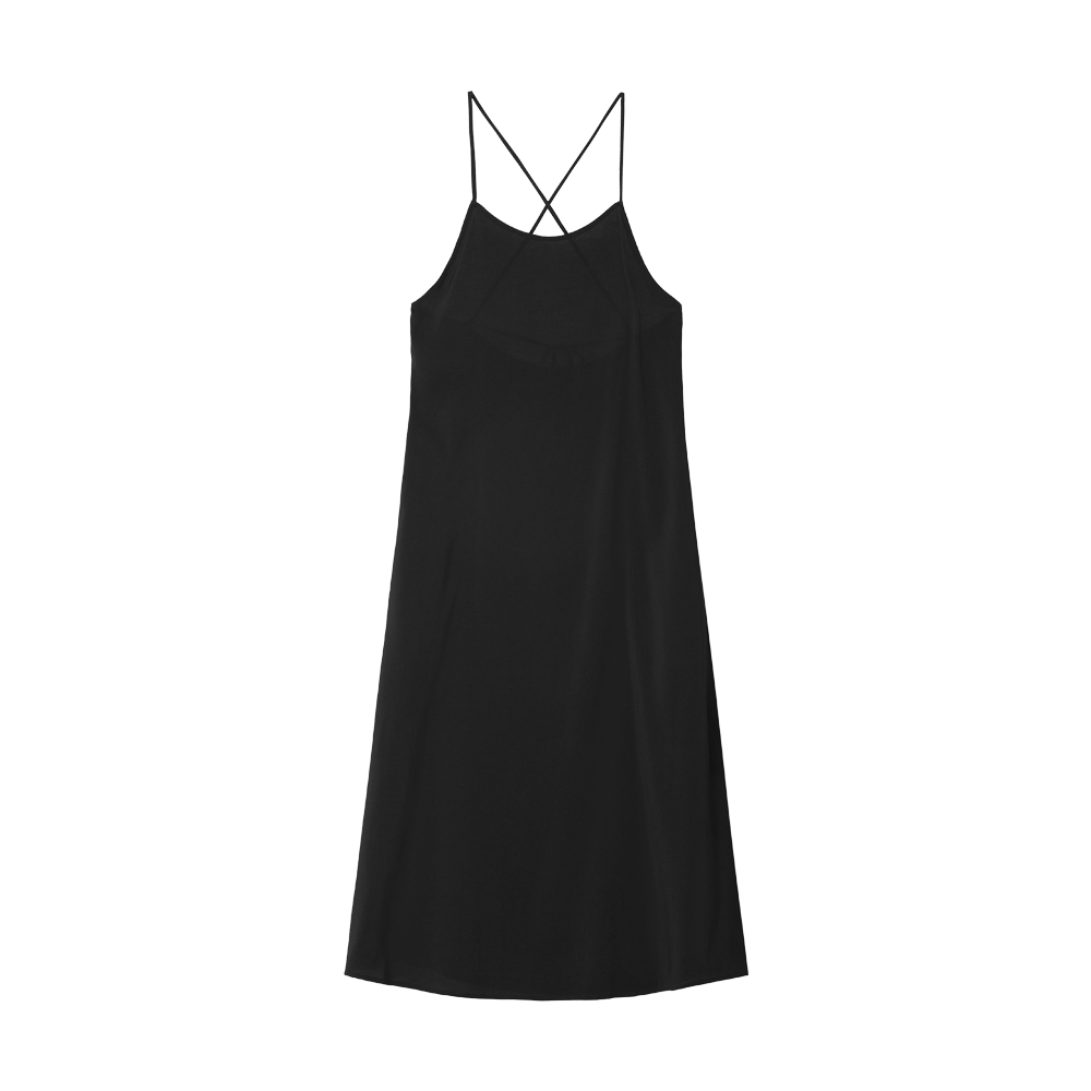 지비에이치 어패럴 레이어드 스트랩 드레스 / 블랙(GBH APPAREL Layered Strap Dress / Black)