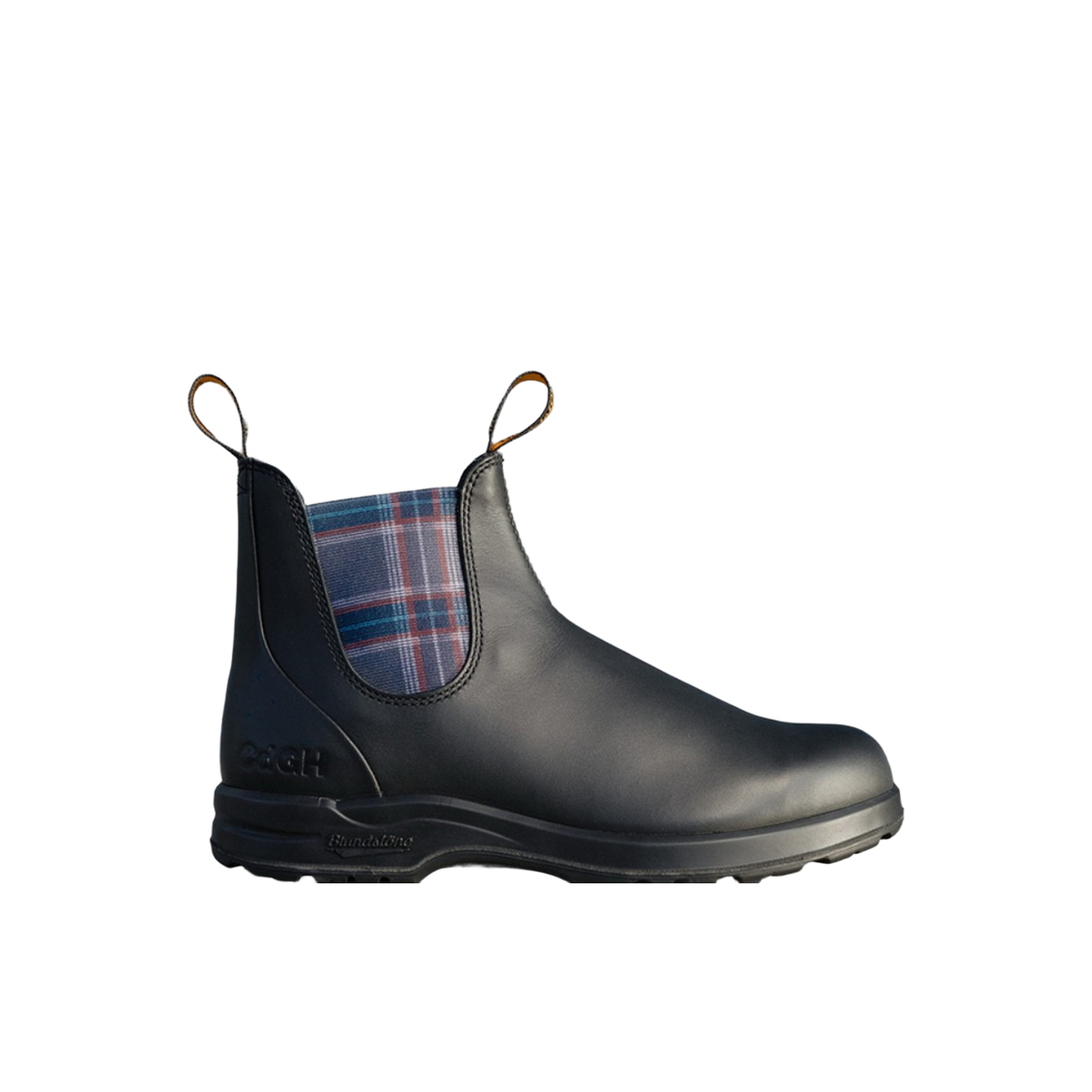 블런드스톤 x 꼼데가르송 옴므 스티어 오일 스무스 첼시 부츠 블랙(Blundstone x Comme des Garcons Homme Steer Oil Smooth Chelsea Boots Black) - 1