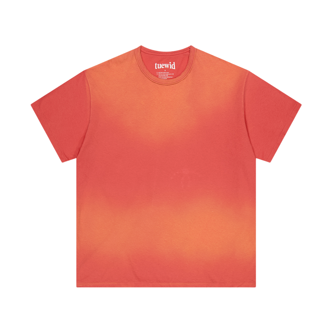 twdkr29 Tuewid Midnight T-Shirts In Burnt Red