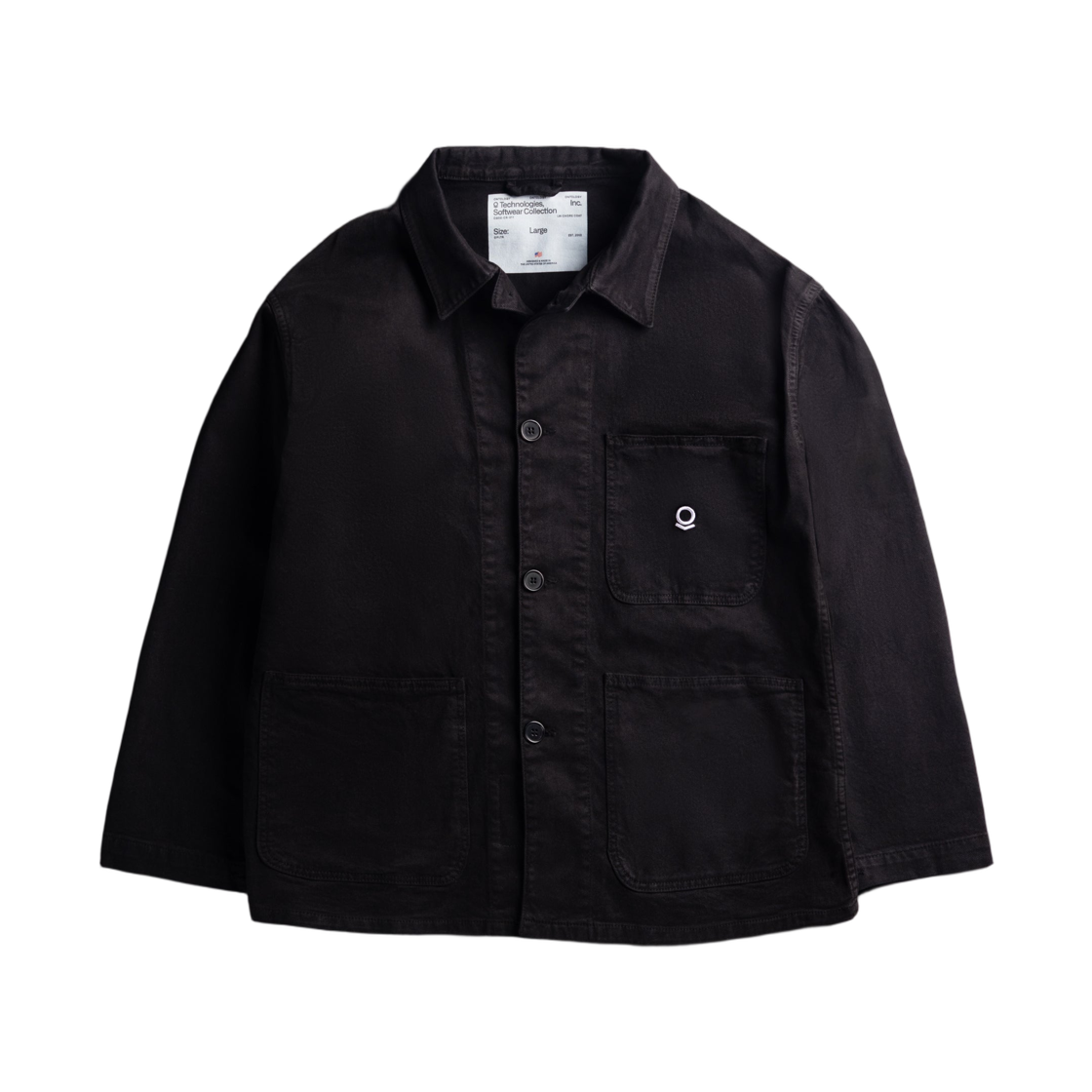 팔란티어 라이트웨이트 초어 코트 블랙(Palantir Lightweight Chore Coat Black)