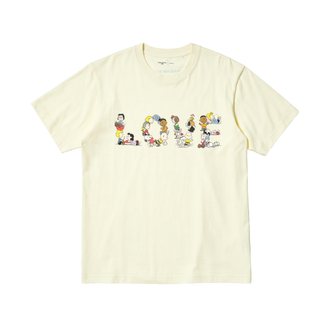 459567-41 Uniqlo UT x Peanuts Peace For All Graphic T-Shirt Yellow