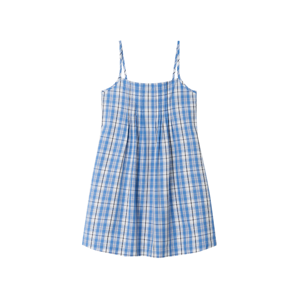APC1DR010CBFF GBH APPAREL Baby Doll Dress / Check Blue