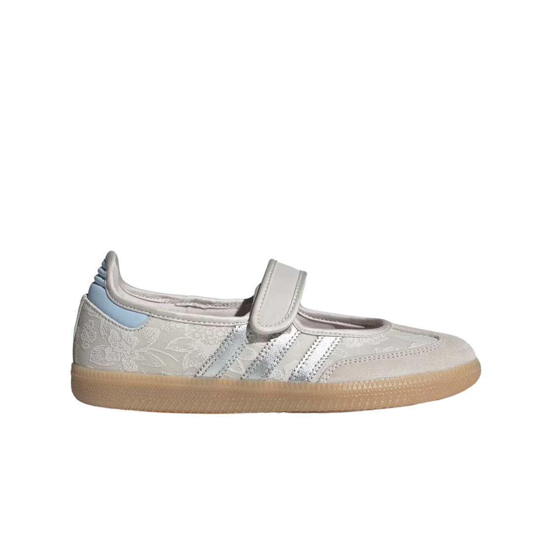 IH6978 (W) Adidas x Liberty London Samba Jane Chalk Pearl Silver Metallic