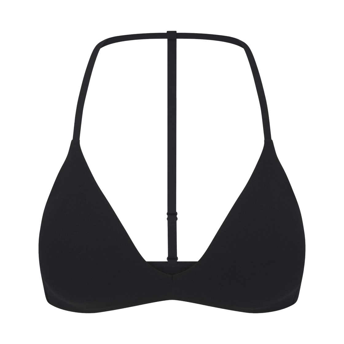 IR8676-054 (W) NikeSKIMS Studio Stretch Triangle Sports Bra Obsidian
