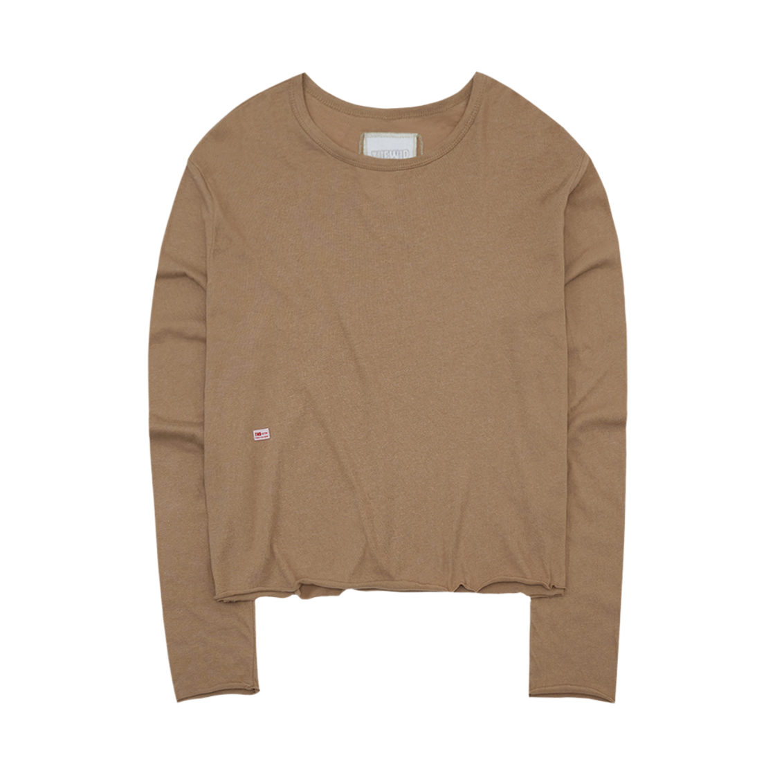 투위드 거즈크롭 롱슬리브 티셔츠 토피(Tuewid Gauze Crop Longsleeve T-Shirts Toffee)