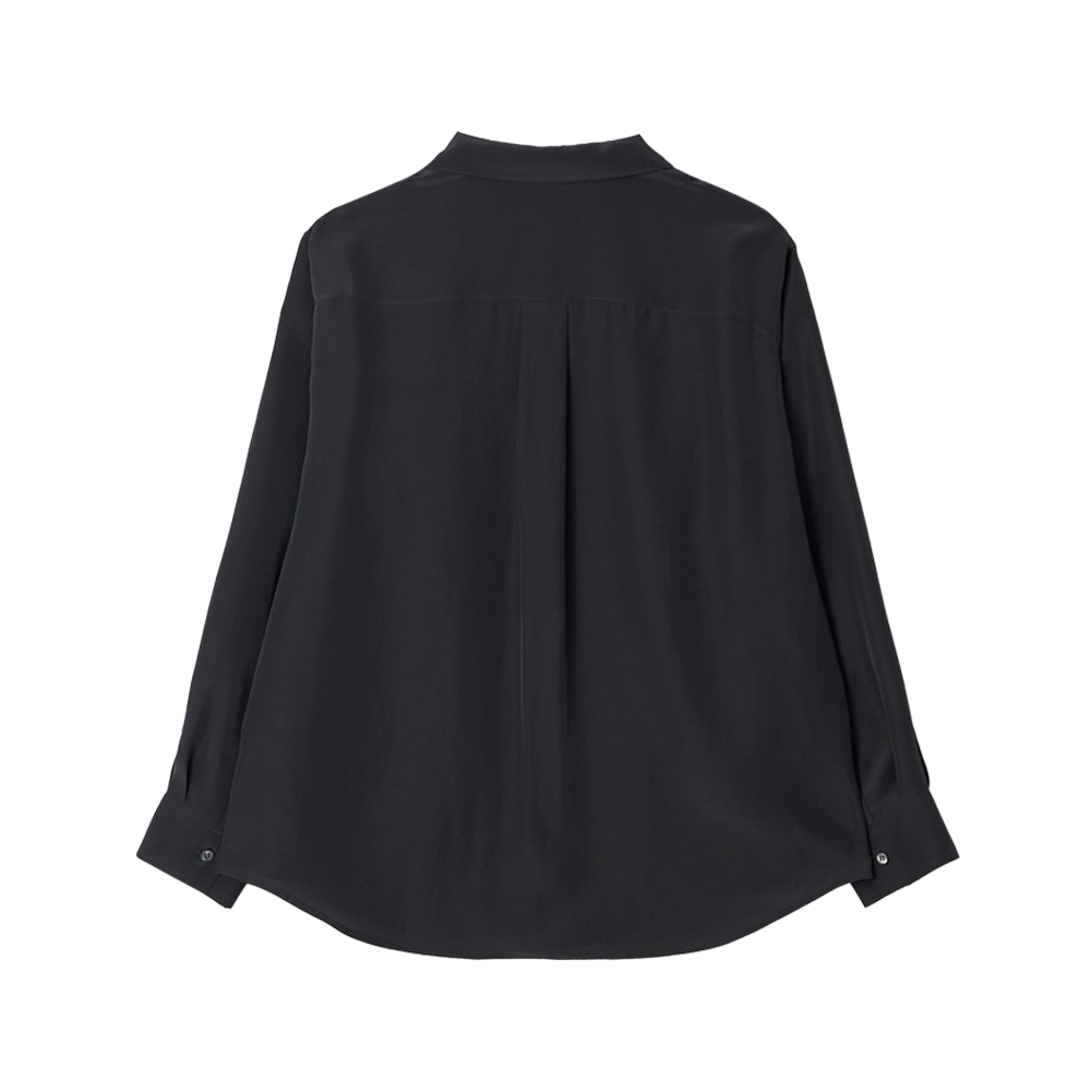 지비에이치 어패럴 아웃 포켓 블라우스 / 차콜(GBH APPAREL Out-Pocket Blouse / Charcoal) - 2