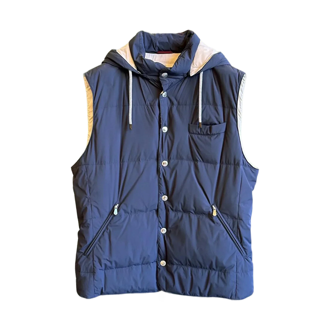 브루넬로 쿠치넬리 패딩 베스트 네이비(Brunello Cucinelli Padded Vest Navy) - 1
