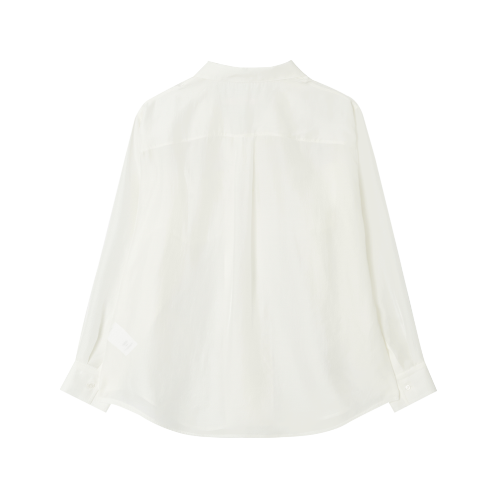 지비에이치 어패럴 아웃 포켓 블라우스 / 아이보리(GBH APPAREL Out-Pocket Blouse / Ivory) - 2