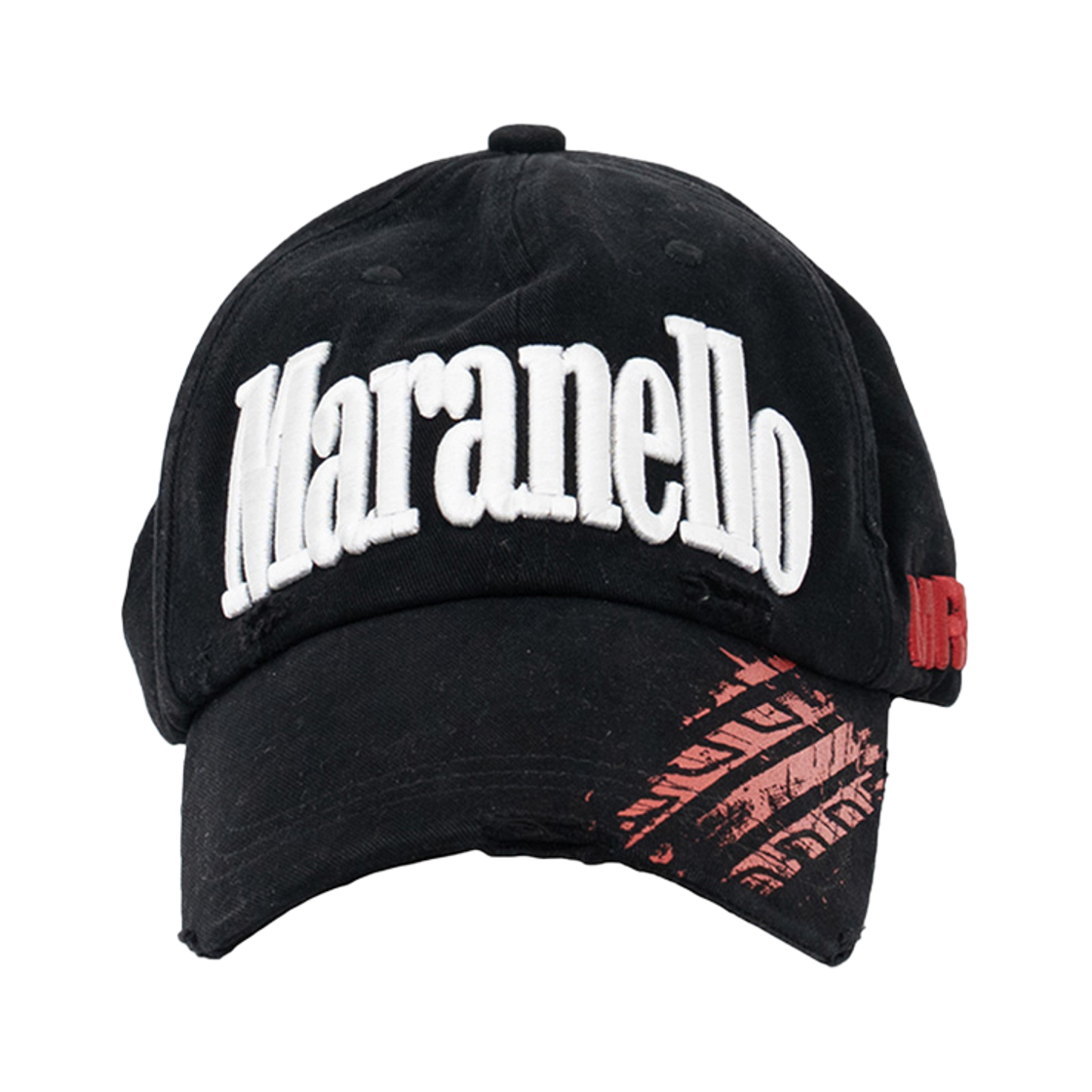 이티씨이 마라넬로 스키드 마크 빈티지 캡 블랙(ETCE Maranello Skid Mark Vintage Cap Black)