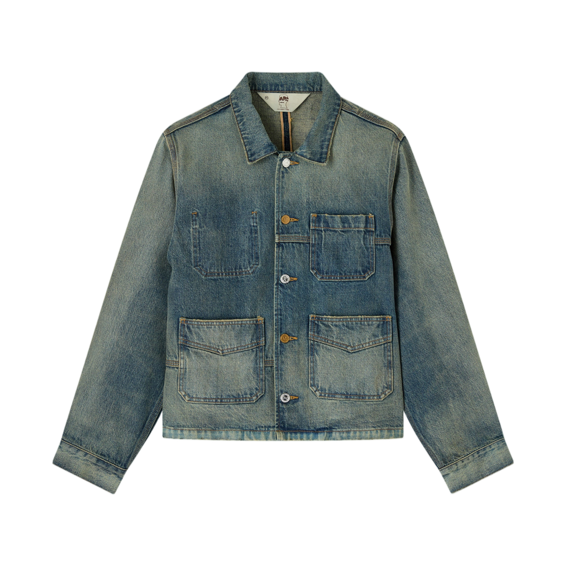 아페쎄 x 브레인 데드 셀비지 초어 자켓 인디고 델라베(A.P.C. x Brain Dead Selvedge Chore Jacket Indigo Delave) - 1