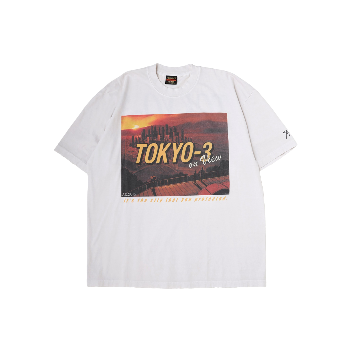KM6CTSSEV05WT Evangelion95 Shinji And Misato Looking At The Tokyo-3 White - 26FW